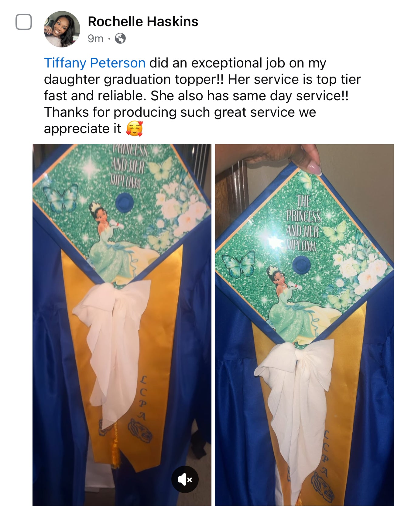 Custom topper