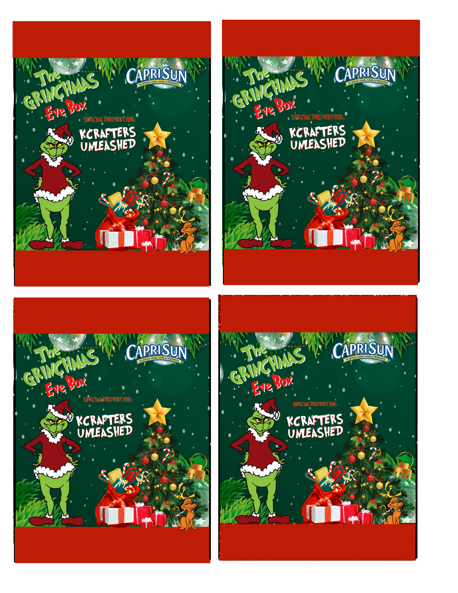 Christmas treat Canva templates 11 templates