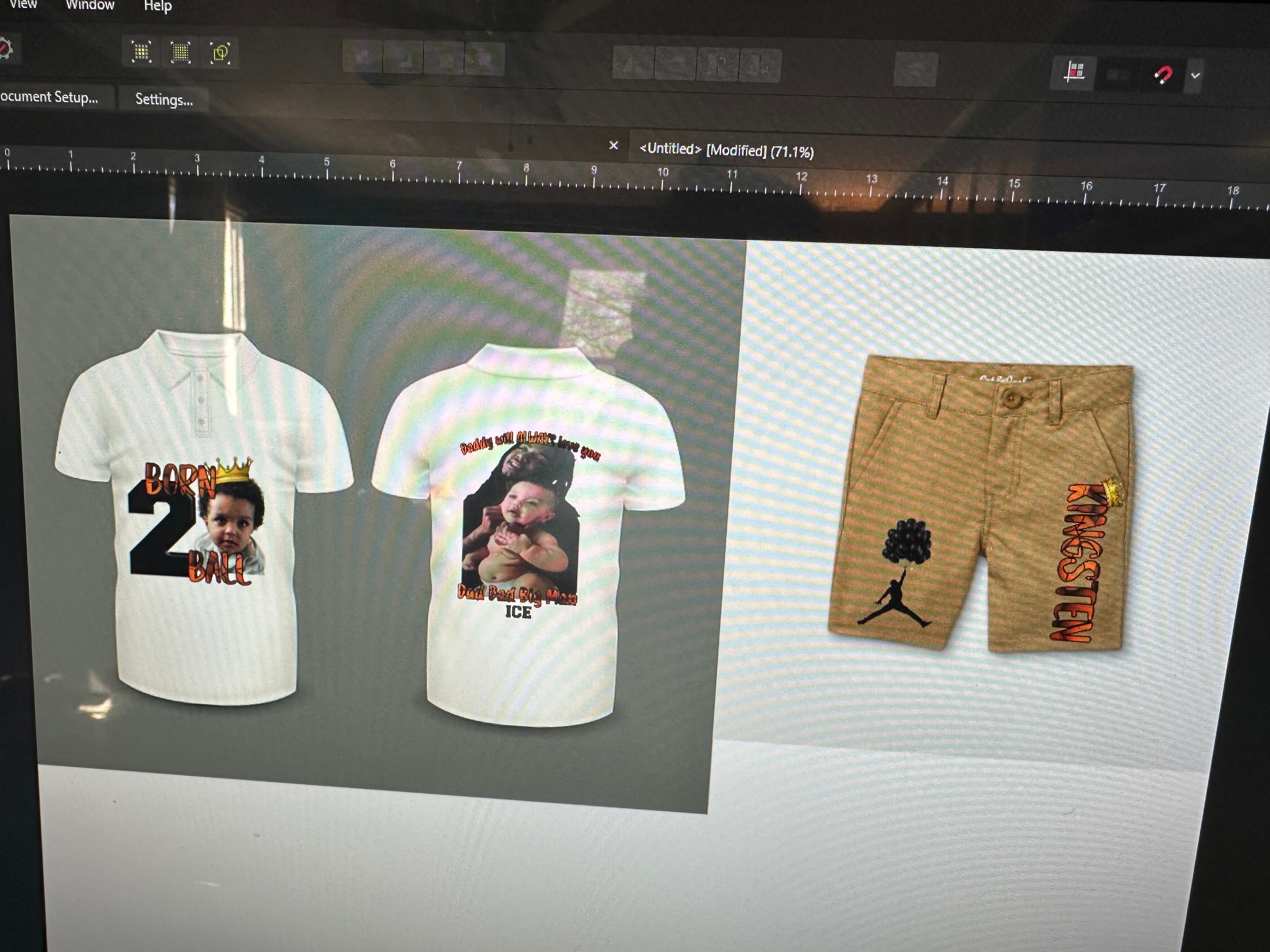 Kids custom outfit