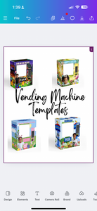 Vending Machine Temlates