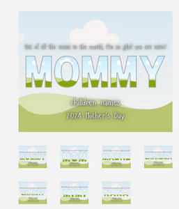 TEMPLATE FOR MOTHERS DAY FRAME