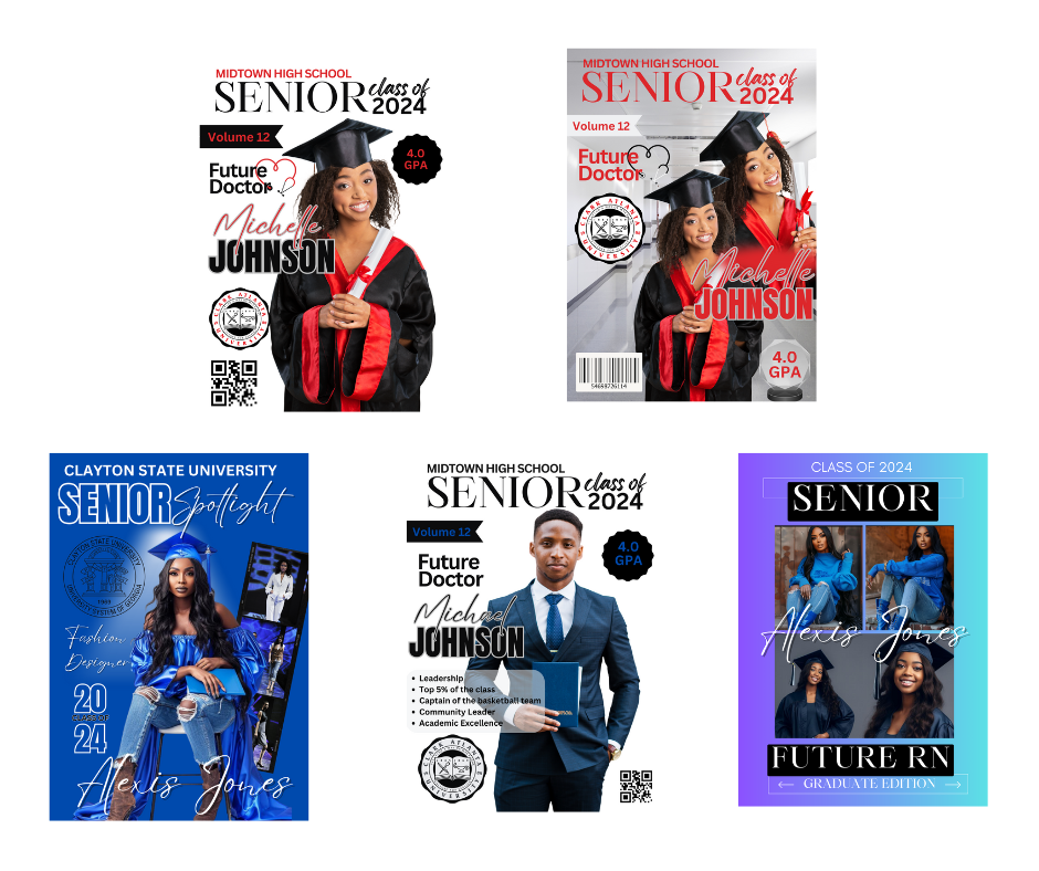 Grad magazine templates