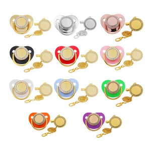 Sublimation 2 picture pacifier