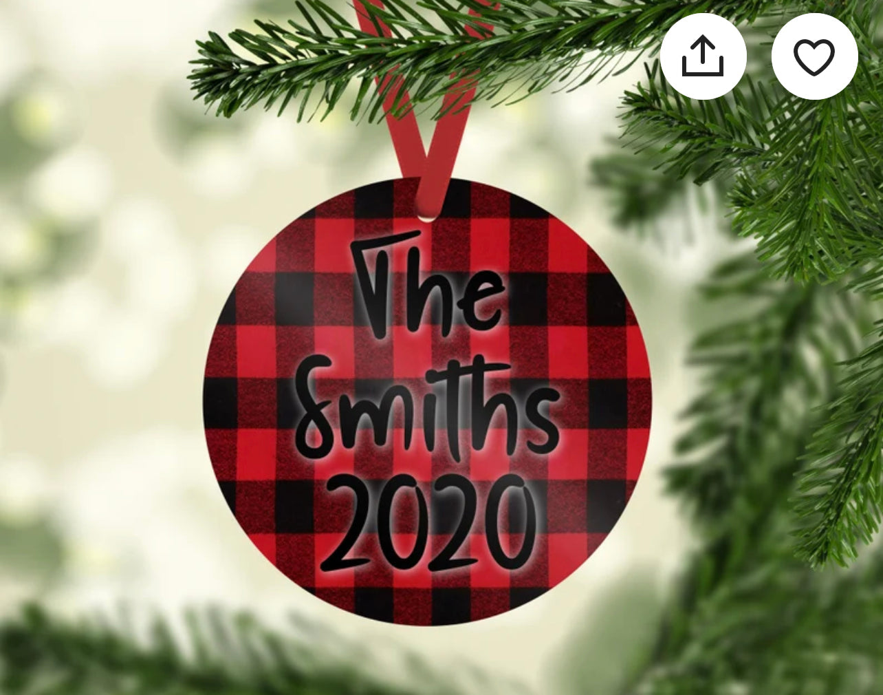Double sided Christmas ornaments