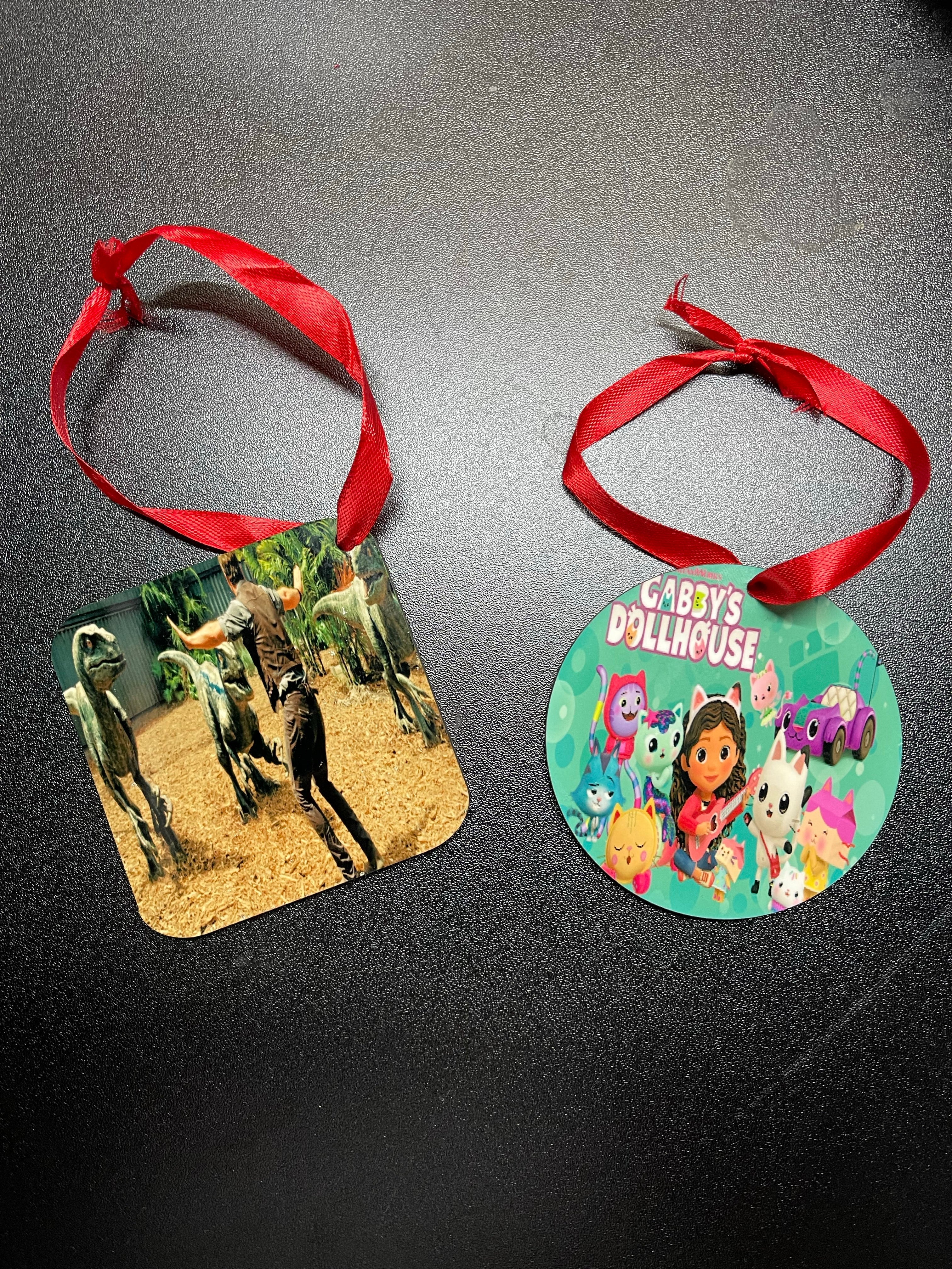 Double sided Christmas ornaments
