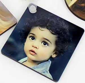 Square double sided keychains