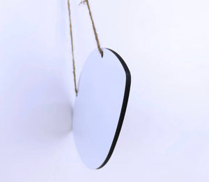 Football shaped MDF wall/door hangers