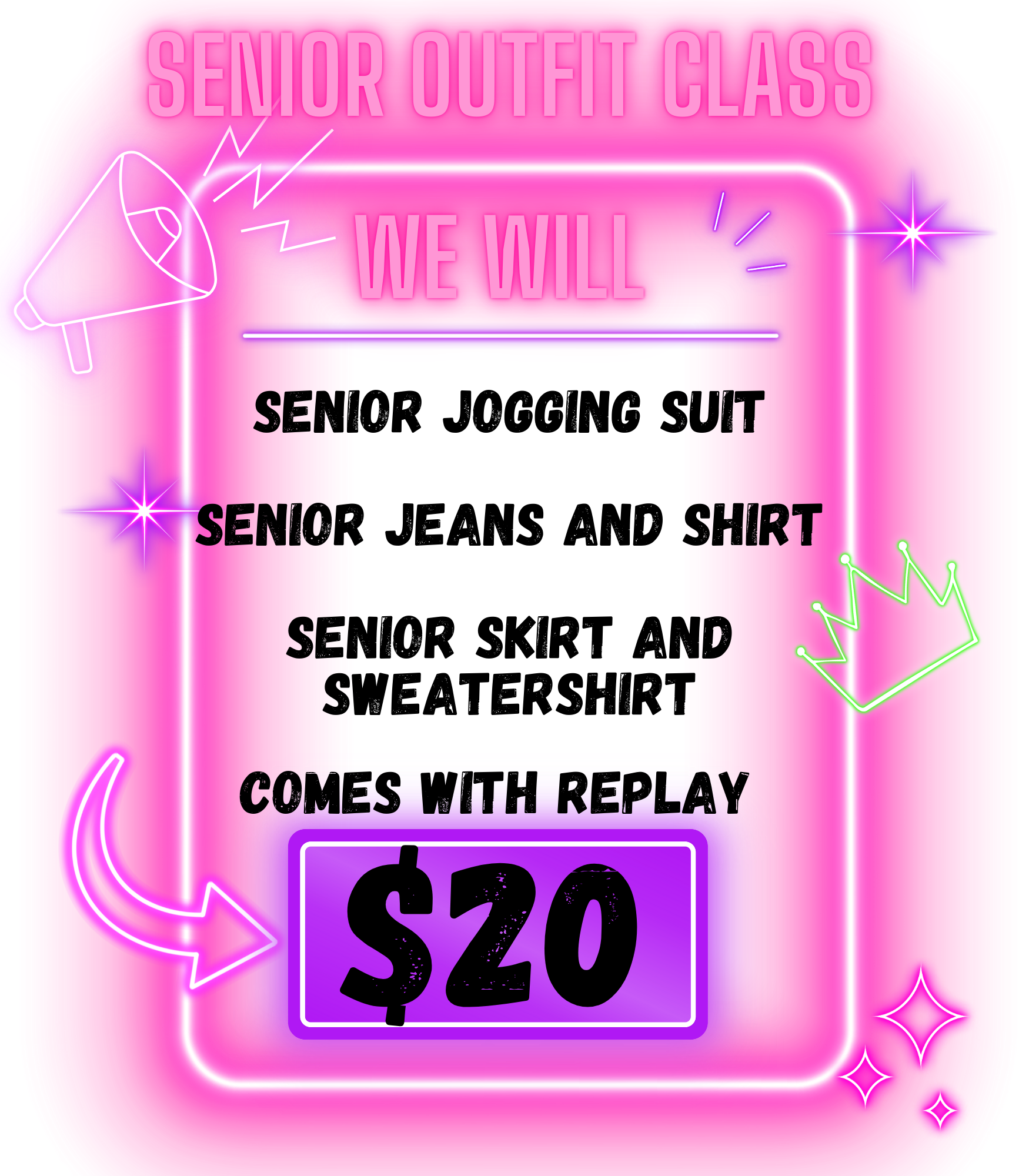 Senior outfits class
