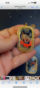 Photo Bling dog tags